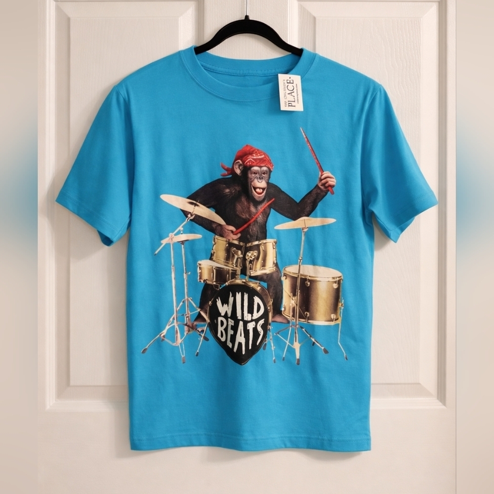 The Children's Place Blue Short Sleeve Graphic Tee #68